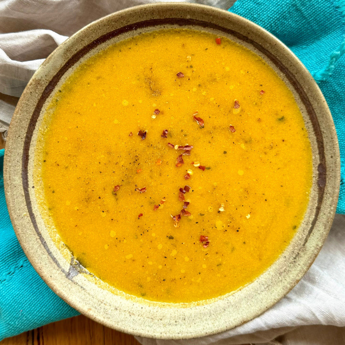 Malaysian Spiced Pumpkin & Chickpea Soup (GF) (VG) - Be Fit Food