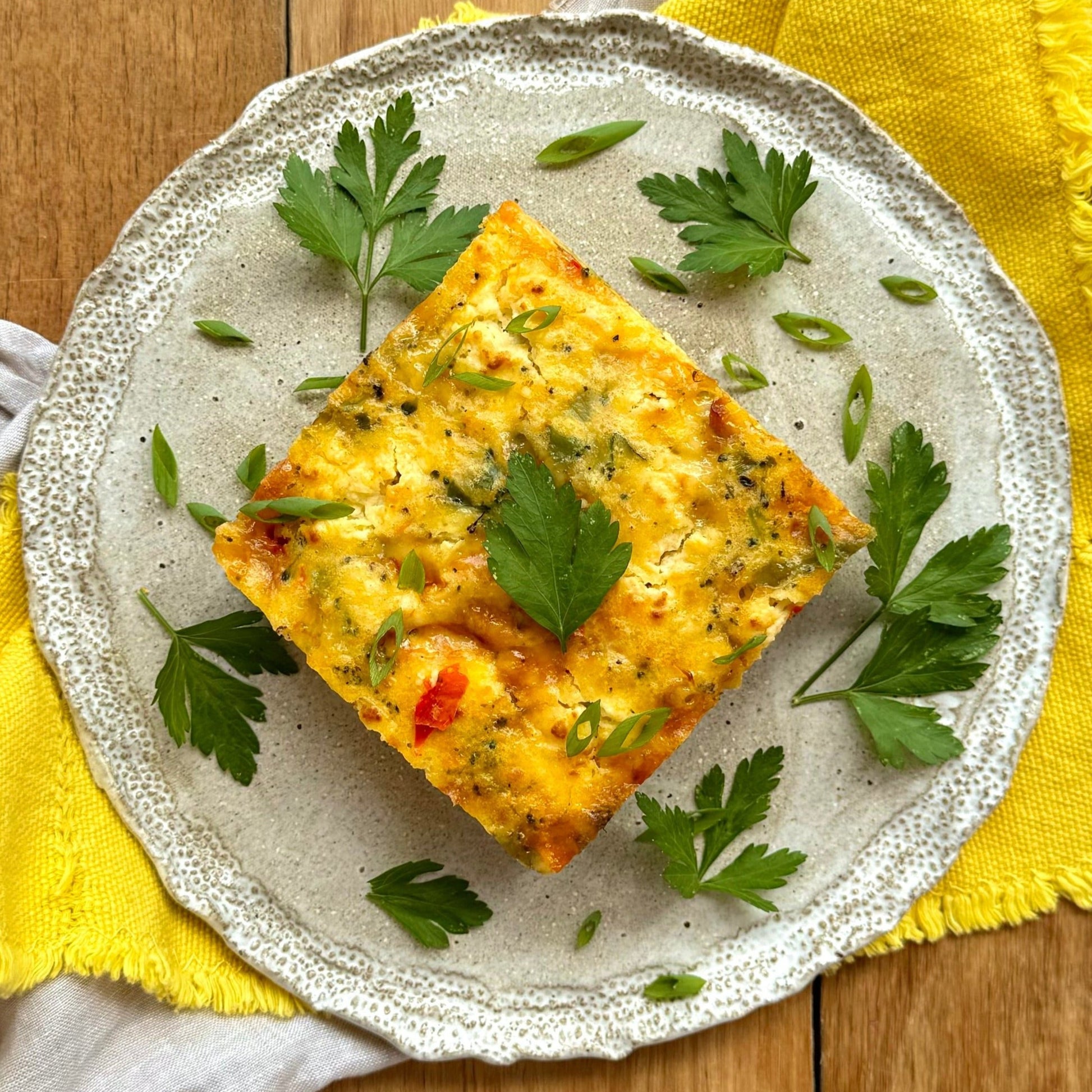 Vegetable & Chickpea Frittata (GF) (V) - Be Fit Food