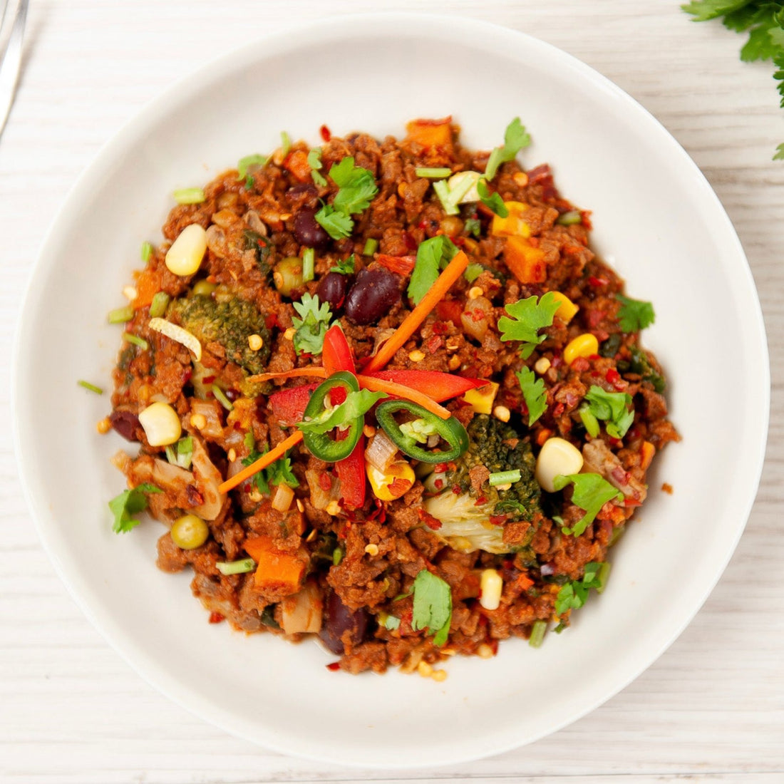 South American Chilli Bean & Vegetables (GF) (VG) - Be Fit Food