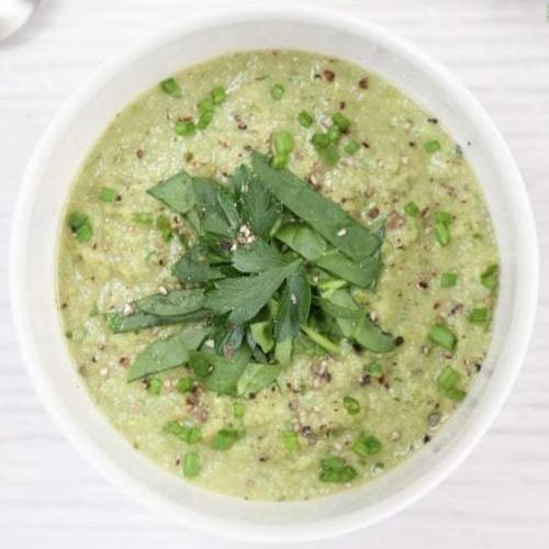 Trio of Green Soup (GF) (V) - Be Fit Food