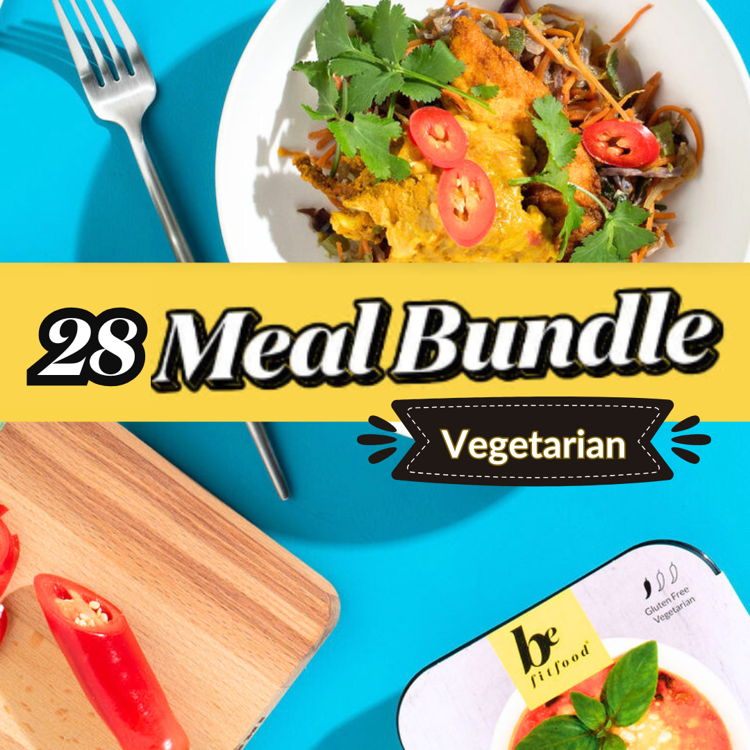 28 Meal Bundle | Vegetarian Pre-Selected Box - Be Fit Food