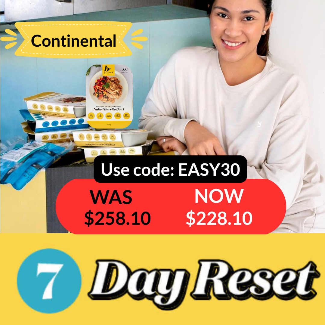 Reset 7 Days - Continental Pre-Selected Box - Be Fit Food