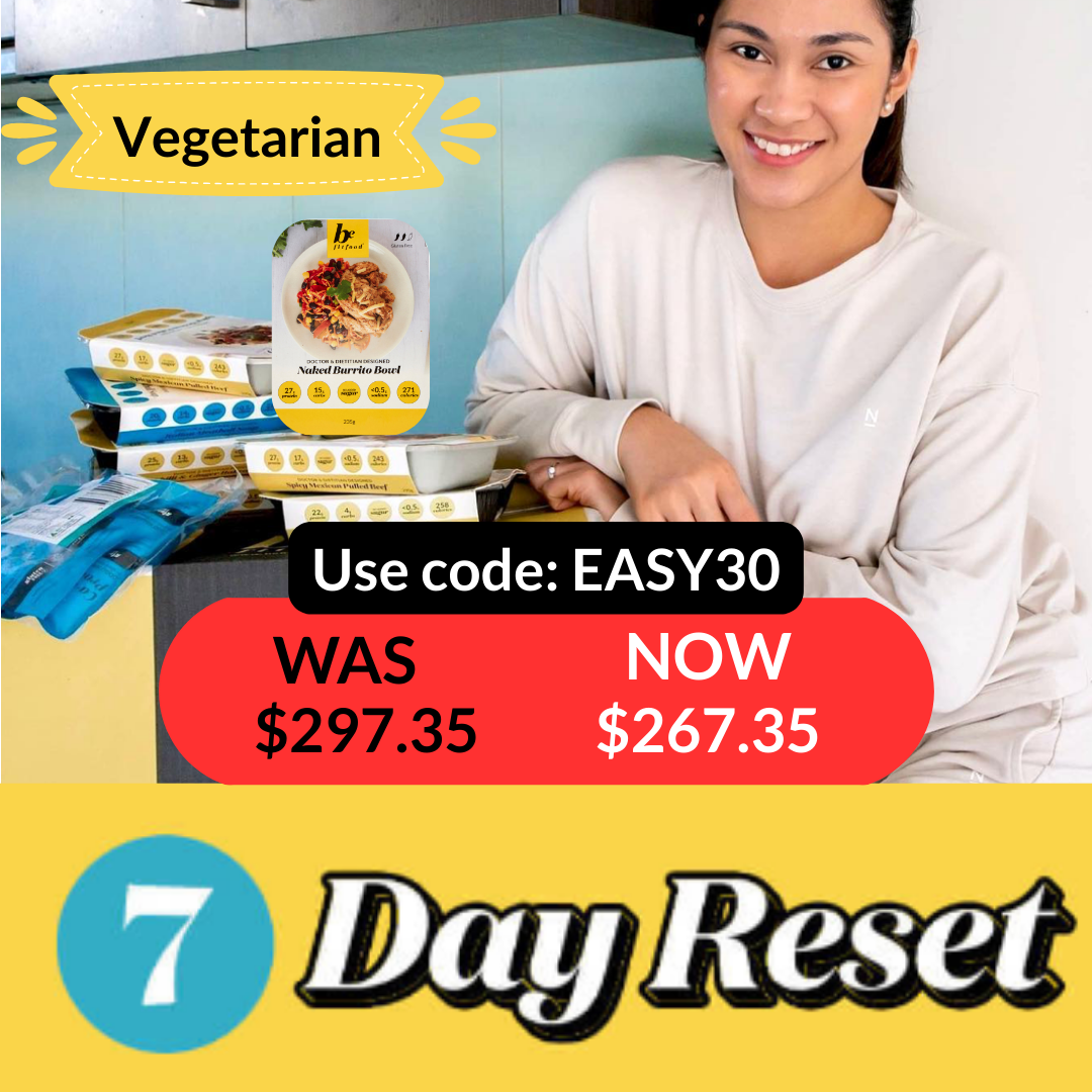 Reset 7 Days - Vegetarian Pre-Selected Box - Be Fit Food