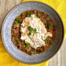 Cottage Pie with Cauliflower Mash (GF)