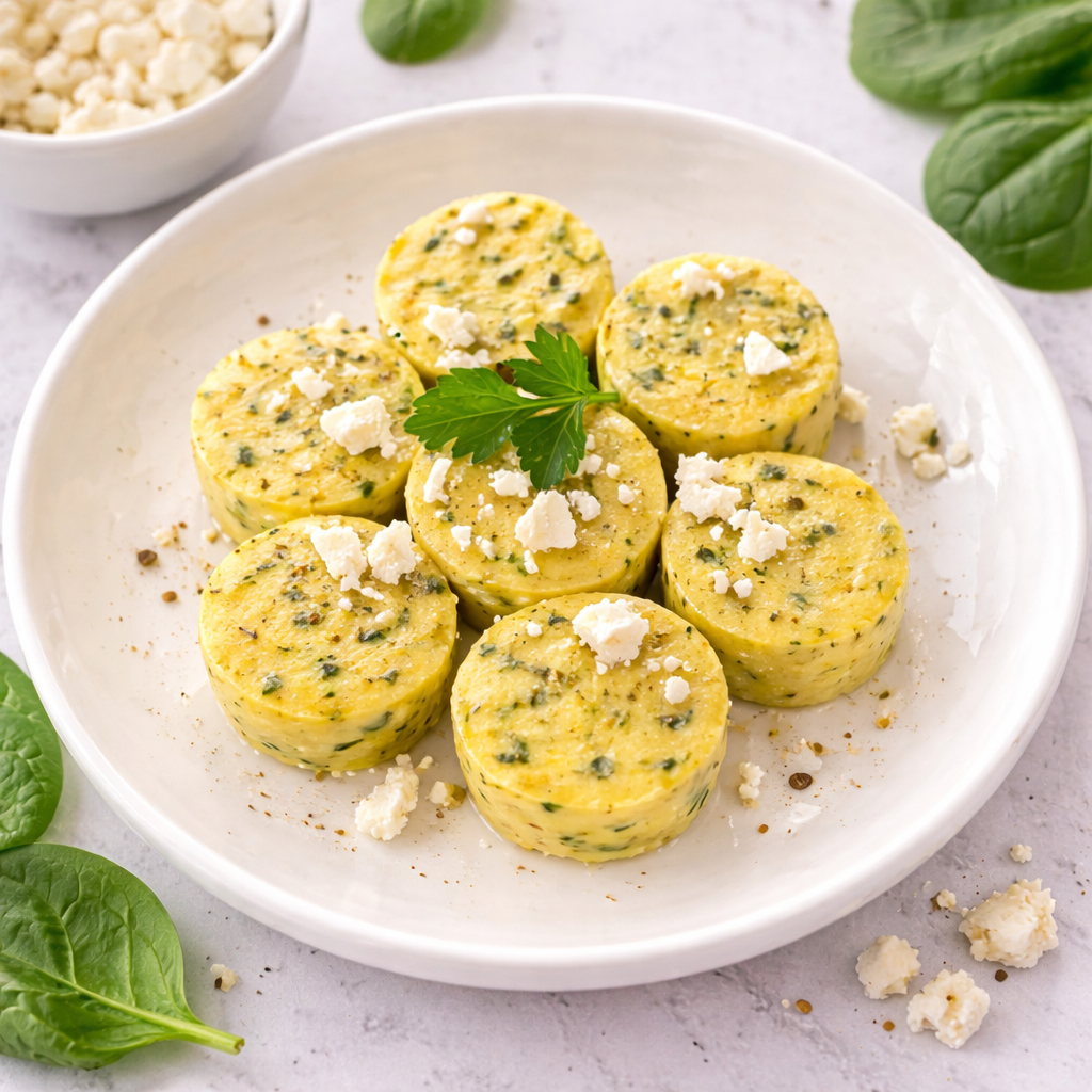 Fetta & Spinach Egg Bites (V) - 7 Serve - Be Fit Food
