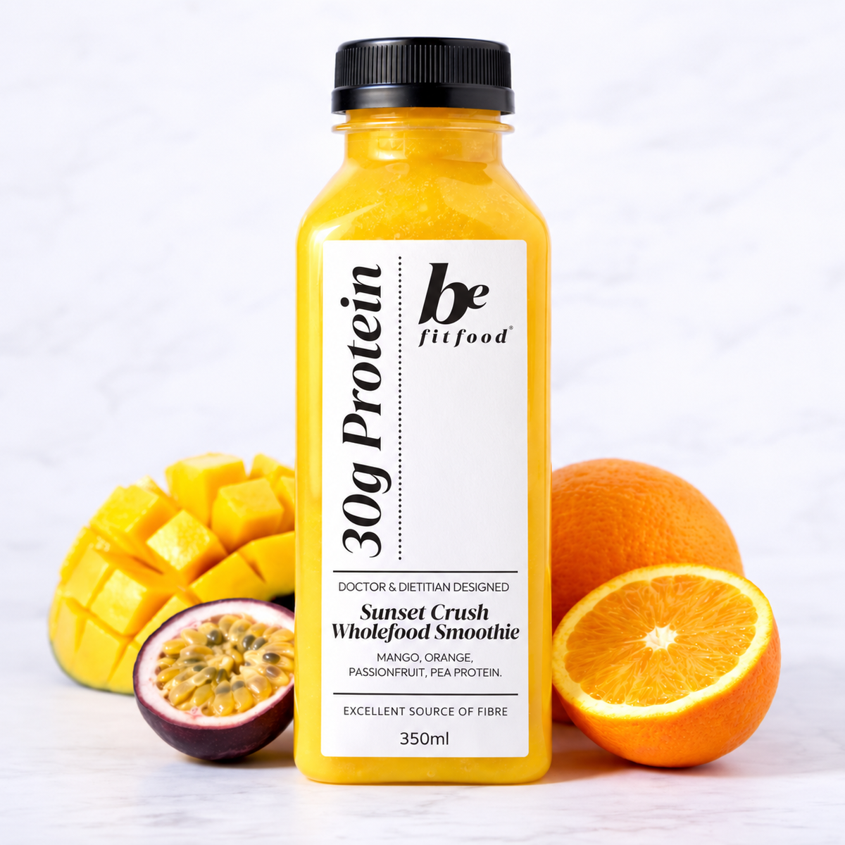Sunset Crush 30g Protein Smoothie (VG) - Be Fit Food