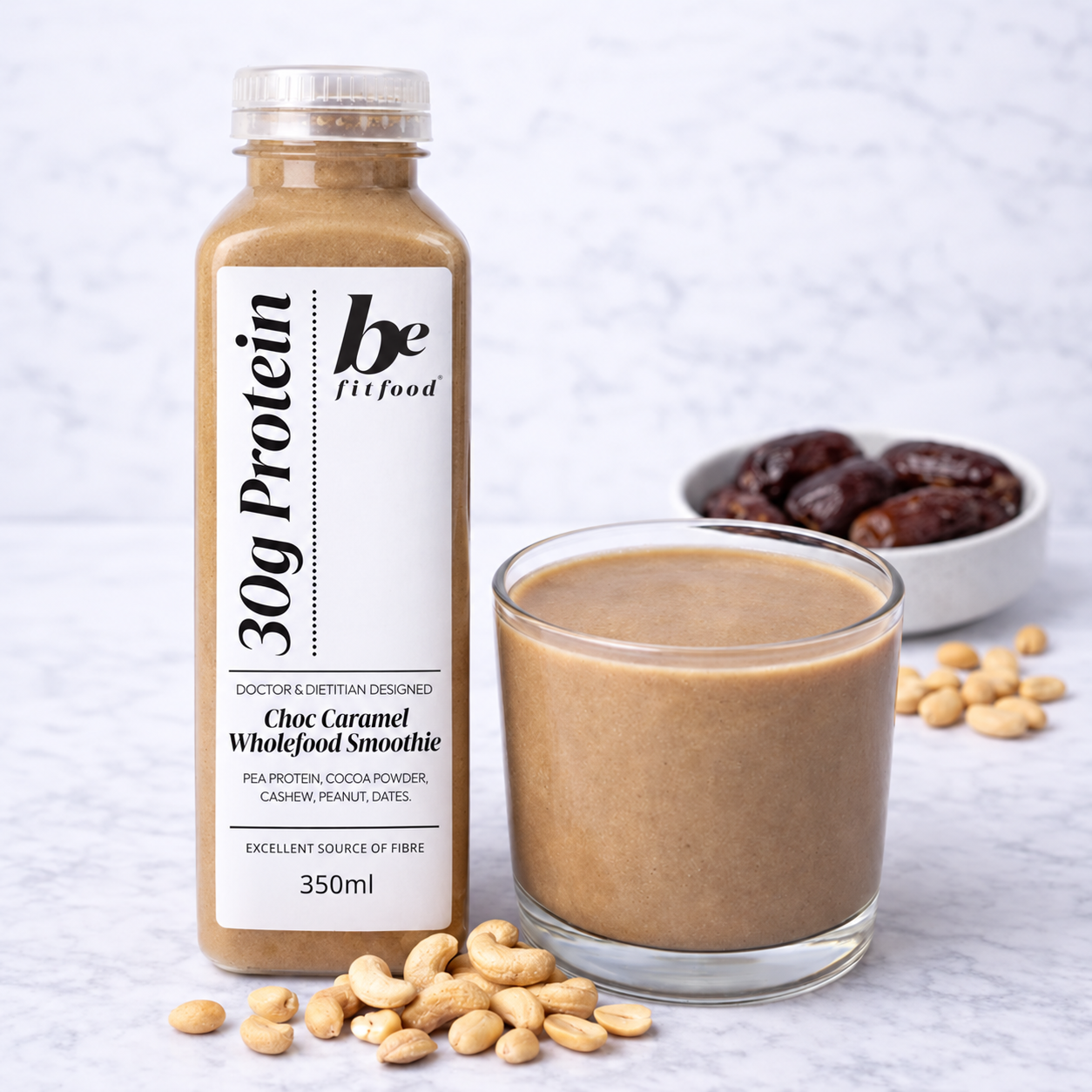 Choc Caramel 30g Protein Smoothie (VG) - Be Fit Food