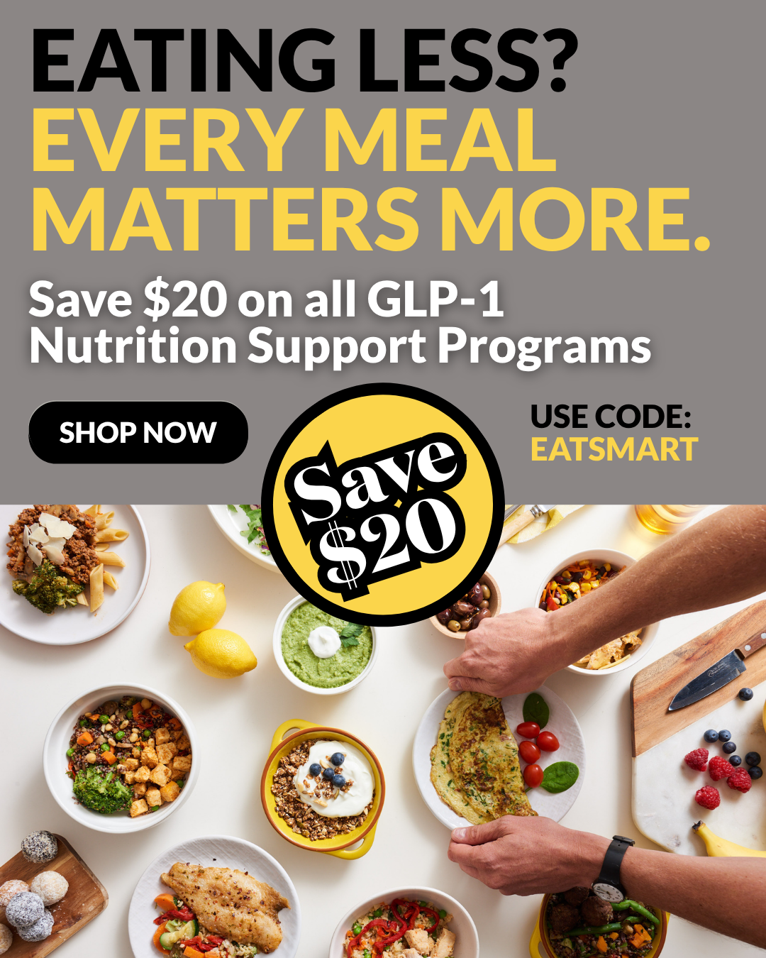Proof of coupon - Be Fit Food - Coupon code: save $20 on GLP-1 nutrition programs, [[$20 off]]