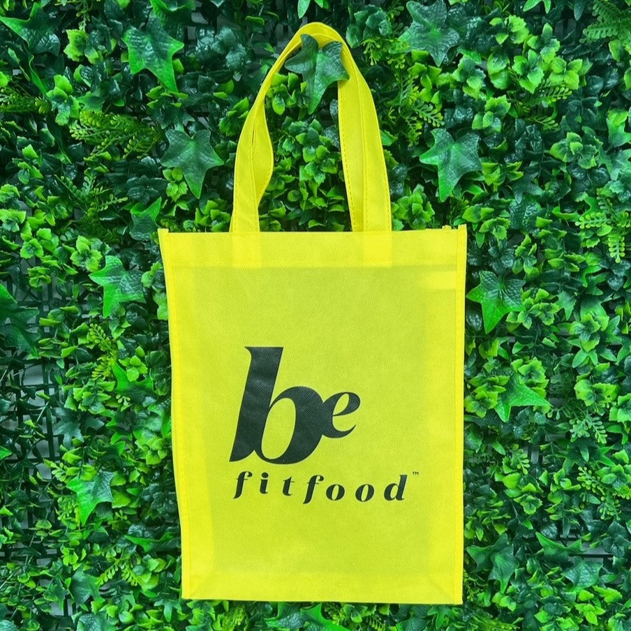 Small Yellow Be Fit Food Tote