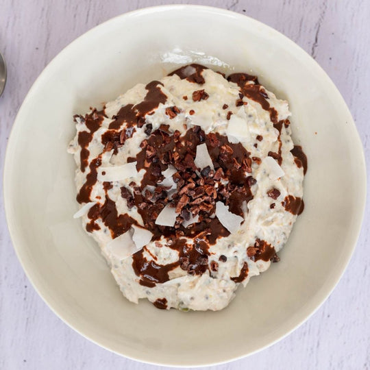 Choc Coconut Protein Bircher (GF)