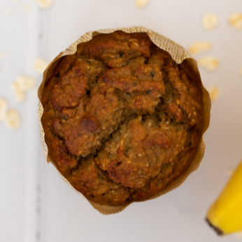 Banana Coconut Protein Muffin (GF) (V) - Be Fit Food